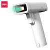 Deli 14970 Escáner de Código de Barras de Código Qr Unidimensional 1.8m USB Directo Zumbador Vibración Escáner Alámbrico Pistola