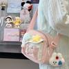 Bolsas Fofas Estilo Japonês para Mulheres, Bolsas Transversais Simples e Estilosas para Meninas, Bolsas Transversais de Alto Valor, Cor de Doce Fresca e Doce para Estudantes
