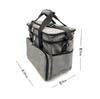 Bolsa de armazenamento de viagem para animais de estimação com logotipo imprimível de fábrica, bolsa para cachorro de carro, bolsa para gato, armazenamento com ombro, portátil, bolsa de gelo