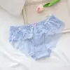Dulces y Delicados ~ Bragas de Encaje Dulce Estilo Japonés para Mujer, Delgadas Transpirables Algodón Puro en la Entrepierna Sexy Braguitas de Chica Pura Deseo