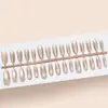Rosa Niebla Ojo de Gato Difuminado Textura de Alta Gama Elegante Estilo Femenino Estilo Hermana Real Blanqueamiento Manicura Corta 30-t Manicura Portátil