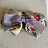 Pinza para Cola de Caballo con Estampado de Leopardo Retro Coreano Pinza para el Cabello Estilo Dulce y Fresco Lazo Pinza de Tiburón con Pedrería