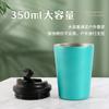 Copo de Aço Inoxidável Copo de Água 350ml Grande Capacidade Copo de Café Térmico Caneca Térmica Atacado Portátil Selado