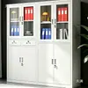 Armário de Aço para Escritório Armário de Aço para Documentos Hangzhou Armário de Armazenamento Multi-Portas Trancável para Funcionários Armário Baixo de Armazenamento em Chapa de Metal