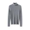 Suéter de cashmere feminino gola alta 100% puro suéter de cashmere outono e inverno nova linha de roupas pit malha suéter de fundo