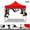 Toldo Protector Solar para Exteriores, Carpa Plegable, Sombrilla Grande de Cuatro Esquinas Engrosada y Reforzada, Carpa de Exposición para Montaje de Puesto, Impresión Personalizada con Publicidad