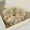 Goma de Pelo de Felpa para Otoño e Invierno Pelo de Visón Sintético Caliente Cómoda Cuerda para Recoger el Cabello Elegante Versátil Cola de Caballo Accesorio de Cabello de Alta Gama