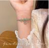Pulsera de Cuentas Estilo Caliente 2025 para Mujer, Pulsera de Cinabrio Versátil Retro de Alta Gama Estilo Ins Pulsera de Perlas al por Mayor