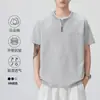 Ropa para Hombre Fengshe / Camiseta de Manga Corta Pullover Falsa de Dos Piezas Camiseta Retro Japonesa para Hombre Camiseta Casual Sencilla