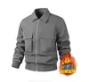 Nova Jaqueta Curta Masculina com Lapela Outono/Inverno 2026 Moda Casual ao Ar Livre Tendência Solta Maliciosa Roupa de Trabalho Jaqueta