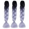 Africano Big Braid Peruca Colorido Dirty Braid Cabelo Corda Gradiente Fibra Química Big Braid Reggae Hip Hop Dirty Braid Hair Braid