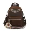 Mochila Nova Estilo Coreano Outono 2026, Mochila Feminina Fashion e Simples, Padrão de Diamante, Alta Estética, Mochila Escolar Elegante para Estudantes