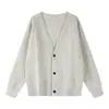 Ropa Vintage Yidao Otoño 2026 Nuevo Estilo Casual Holgado Retro Japonés Cárdigan de Punto Grueso Abrigo