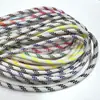 Nuevo Cordón Redondo de 5 mm con Patrón de Puntos de Colores Texturizado Cordón de Paracord de 5 mm Cordón para Ropa Cordón para Sombrero Cordón de Cinturón para Pantalones Lanyard para Bolsos de Bricolaje