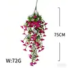 Decoración para el Hogar Nueva Flor Artificial de 45 Piezas Flor Decorativa Colgante de Pared Campanilla de la Mañana Decoración de Interiores de Hotel Fotografía Vegetación Artificial