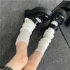Meias Felpudas para Mulheres no Outono e Inverno com Botas de Neve Coberturas de Pé Tricotadas com Fio Grosso para Aquecimento no Inverno Meias de Cano Alto Y2K