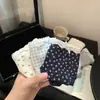 Panty de Verano para Mujer 10A Delgado de Algodón Puro Estilo Japonés Retro Clase A con Adorno de Encaje a Media Cintura