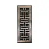Bestseller Transfronterizo de Amazon/Rejilla Decorativa de Piso de Metal para Ventilación de Aire de Acero con Salida de Aire Ajustable
