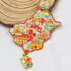 Serie de GuangdongChaozhou y Guangdong Oriental Encanto Antiguo Ciudad de Chinos de Ultramar Magnéticos para Refrigerador Souvenirs Turísticos Culturales y Creativos Pegatinas Magnéticas