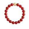 Pulsera Ágata Roja Natural Citrino Unisex Pulsera Fantasma Verde Sándalo Verde Día de San Valentín Cumpleaños Regalo Novia
