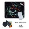 Mouse pad periférico Marvel Series Venom, tapete de mesa antiderrapante para escritório, almofada para laptop e teclado de anime