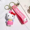 Llavero Nuevo Popular Creativo de Dibujos Animados Sanrio, Lindo Regalo de Silicona de Kuromi, Llavero Estilo Pareja