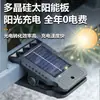 Luz de clip popular alimentada por energía solar, luz de puesto de camping para jardín con sensor de movimiento, lámpara de pared sin perforaciones