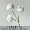 Materiais florais em tons de branco para salões de casamento, móveis para vitrines, adereços de flores de seda para decoração suave, arranjos de flores, marcadores de corredor, buquês artificiais atacado