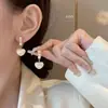 Pendientes Frescos y Compactos de Estilo Coreano, Versátiles para el Trayecto Diario, Pendientes de Lujo Ligero Calientes de Celebridades de Internet, Románticos y Elegantes de Estilo Francés