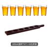 Caneca de cerveja artesanal, caneca de degustação, taverna, caneca de bebida de pequena capacidade, caneca de degustação de bar, suporte criativo para vinho de mão, porta-copos de madeira