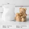 Jiahui Beauty Vela Aromática Oso Navideño Molde de Silicona Bolsa de Regalo DIY Molde para Velas de Oso En Stock
