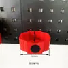 Painel de Furos para Parede com Ganchos para Ferramentas de Hardware, Painel para Pendurar Ferramentas, Rack de Armazenamento de Plástico para Pendurar na Parede de Lava-Rápido, Loja de Beleza