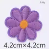 Exquisitos e Versáteis DIY Decorativos Coloridos Margarida Coração de Pêssego Bordado em Computador Adesivos de Tecido Patch Adesivos para Roupas Bolsas Venda por Atacado