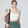 Sutiã Esportivo para Mulheres com Alças Finas, à Prova de Impacto, Suporte, Anti-Queda, Sutiã Fitness, Regata de Yoga