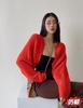 Estilo Japonês Vintage Solto Estilo Preguiçoso Imitação de Marta Shawl de Pelo Fino Cardigan de Tricô Moda Feminina Jaqueta Curta Hot Girl