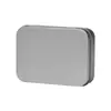 Caja rectangular pequeña de hojalata para U disk, insignia, joyería de aromaterapia, embalaje de almacenamiento, tapa de cielo y tierra, caja pequeña de hierro, venta al por mayor