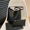 Bolso de mujer de cuero suave de comercio exterior, nuevo bolso de hombro texturizado de estilo occidental, bolso bandolera de gran capacidad popular en Internet.