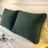 Quarto Sem Mesa de Cabeceira Almofada Grande para Cama Almofada de Costas para Cama Tatami Bolsa Macia Proteção da Cintura Almofada de Sofá Removível e Lavável Almofada de Pão