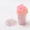 Bandas de Goma de Colores con Flores en Stock Transfronterizas en un Cubo, Ligas para el Cabello para Niñas, Bandas para el Cabello No Dañinas, Accesorios para el Cabello para Niños