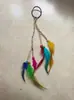 Faixa de Cabelo Estilo Étnico Acessórios de Cabelo Popular Europeu e Americano Estilo Boêmio Anel de Cabelo com Pena Colorida Moda Cabelo Corda Trançada à Mão