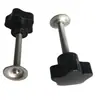Prensa de Tornillo Manual Flor de Ciruelo Placa de Tornillo Perilla Estrella Almohadilla Antideslizante Ajustable con Tableta Mango de Tableta Flor de Ciruelo de Cinco Estrellas