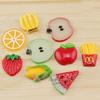 Estilo bonito verão crianças fruta melancia morango maçã resina diy jóias acessórios para cabelo material