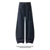 Otoño 2026 Nuevo Estilo Base Blanca Imitación Old Money Mezclilla Pantalones de Pierna Curva M-5XL HK261144-Especial P38