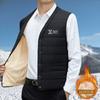 Chaleco Engrosado con Forro Polar de Otoño e Invierno para Hombre, Chaleco Cálido para Hombre de Mediana Edad y Adultos Mayores, Lana de Cordero de Talla Grande, Chaleco para Papá