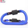 Cerradura de arenado Hebrew 8#D 80*45*7.4mm cerradura roscada gancho de resorte de seguridad color negro pistola accesorios para exteriores