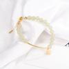 Pulsera de jade Hetian de la marca Fortune Round para mujer, novedad de verano de 2022, pulsera pequeña y fresca de la Fortune llena de todo tipo de combinaciones.