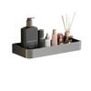 Estante para Lavabo Inodoro Gris Pistola Hardware de Baño sin Taladro Colgante Traje Almacenamiento de Baño Colgante