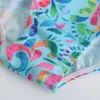 Traje de una pieza para práctica de manga larga estilo tank top con estampado efecto hielo para niños, traje de entrenamiento y actuación de danza, en stock para ventas transfronterizas