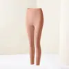 Conjunto de Ropa para la Belleza de la Piel con Ácido Hialurónico Ropa de Otoño y Pantalones Largos Ropa Interior Térmica de Alta Elasticidad para Mujer Antiestático Anti-Pilling Capa Base Cuello Redondo