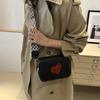 Bolso de Mujer Moda Simple Textivo Bolso Cuadrado Pequeño Trendy 2024 Nuevo Diseño Nicho Hermosa Personalidad Bolso Bandolera